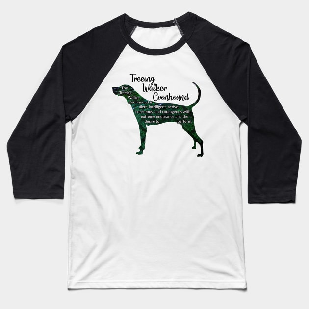 Treeing Walker Coonhound Baseball T-Shirt by ApolloOfTheStars